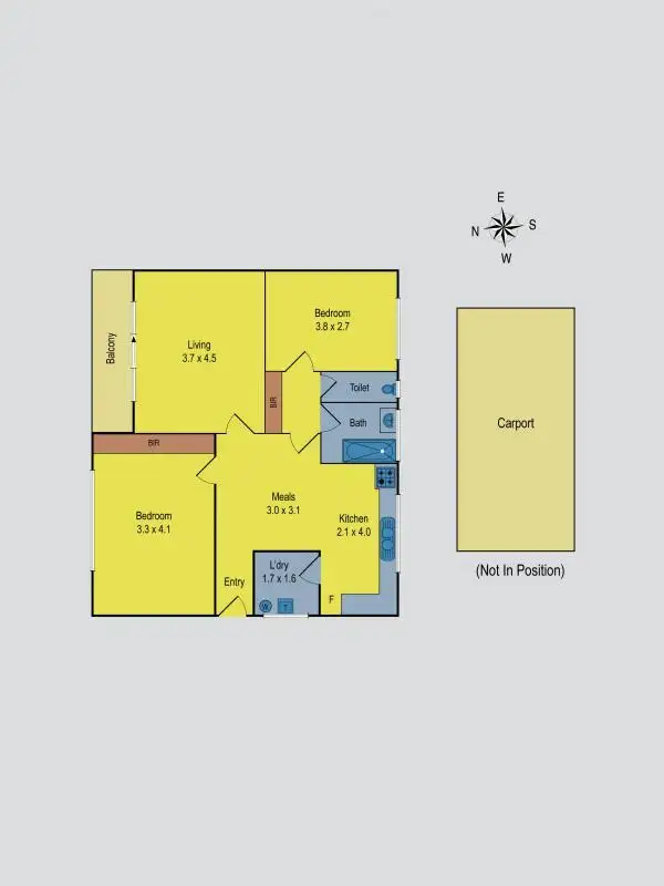 Floorplan of Homely apartment listing, 5/8 Violet Street, Essendon VIC 3040