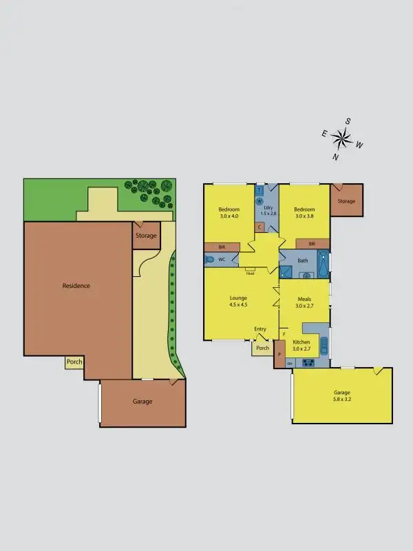 Floorplan of Homely unit listing, 10/64-68 Parkside Avenue, Keilor East VIC 3033