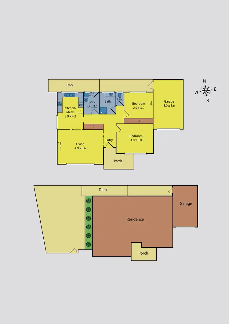 Floorplan of Homely unit listing, 4 Kaye Court, Coburg VIC 3058