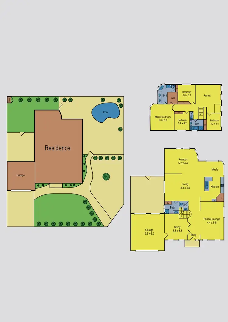 Floorplan of Homely house listing, 16 Waranga Way, Taylors Hill VIC 3037