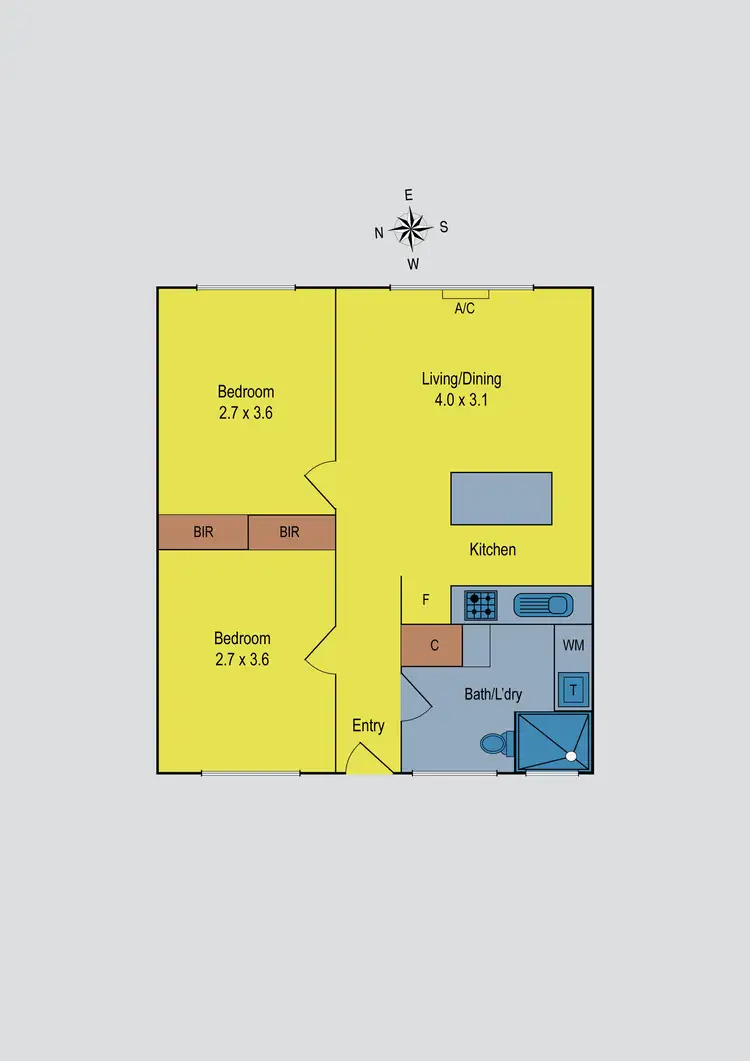 Floorplan of Homely block of units listing, 7/144 Nicholson Street, Coburg VIC 3058