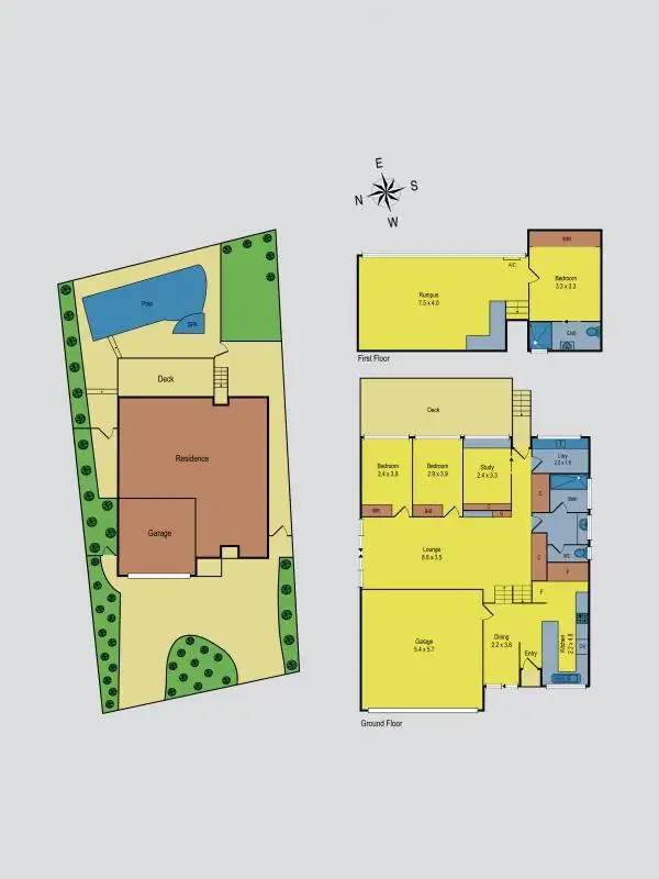 Floorplan of Homely house listing, 14 Elysee Court, Strathmore Heights VIC 3041