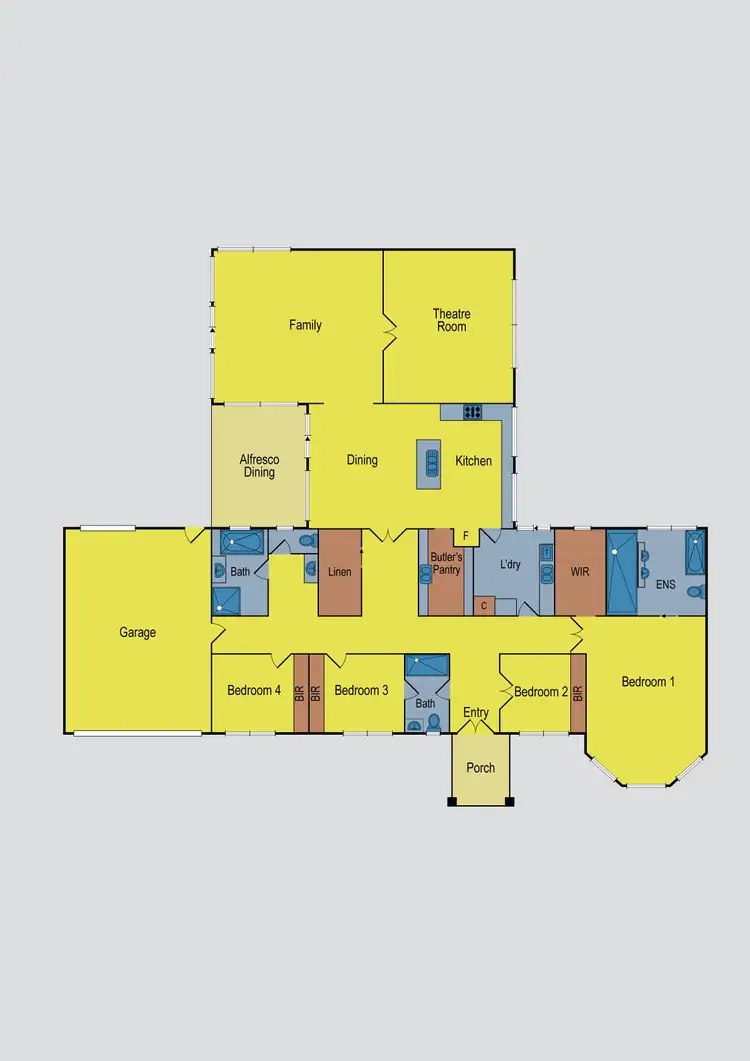 Floorplan of Homely house listing, 14 Sauvignon Court, Sunbury VIC 3429
