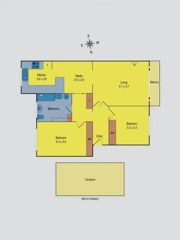 Floorplan of Homely unit listing, 9/14 Ardmillan Road, Moonee Ponds VIC 3039