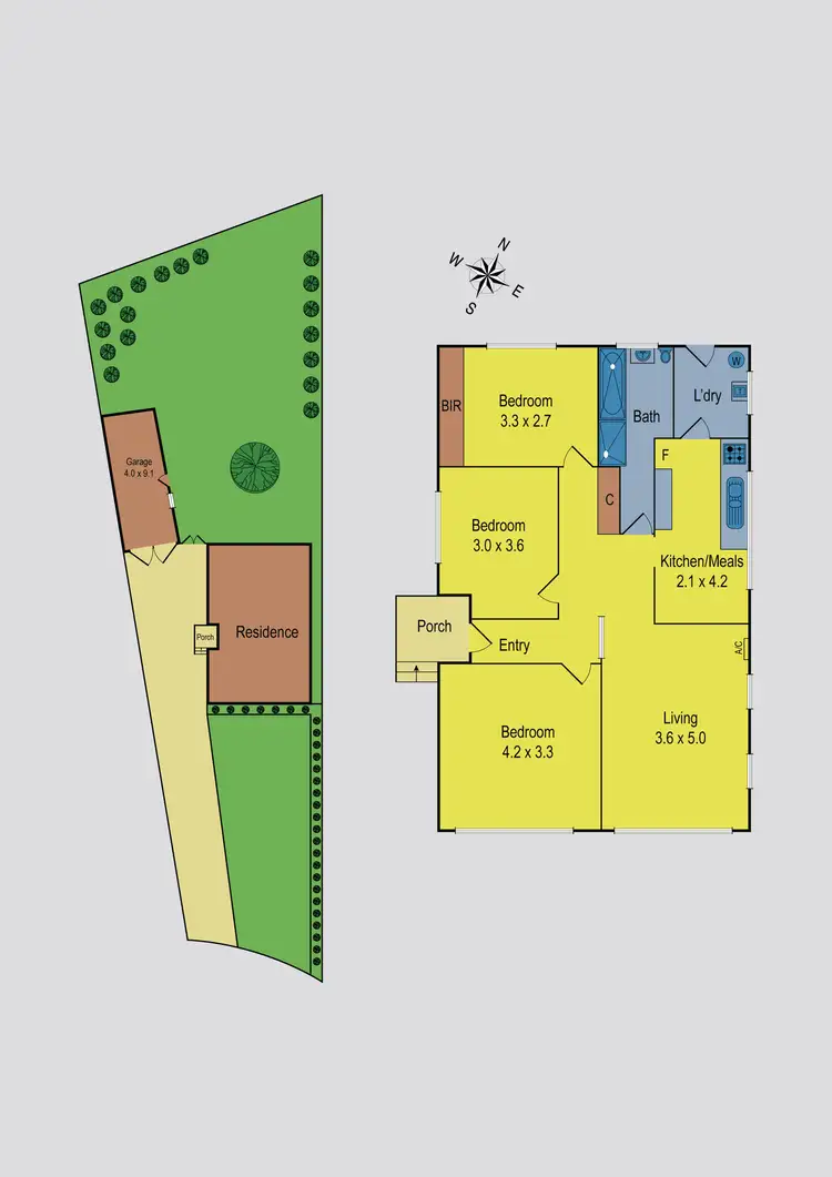 Floorplan of Homely house listing, 24 Leighton Crescent, Fawkner VIC 3060