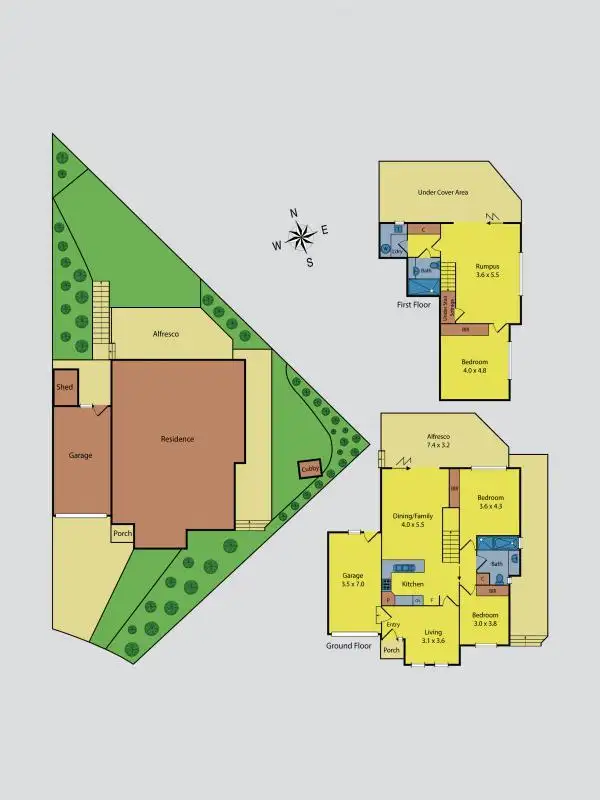 Floorplan of Homely house listing, 6 Birk Court, Gowanbrae VIC 3043