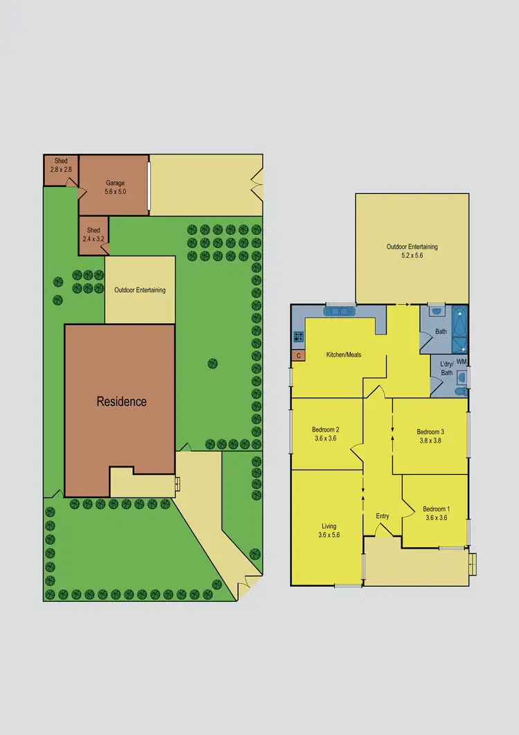 Floorplan of Homely house listing, 47 Major Road, Fawkner VIC 3060