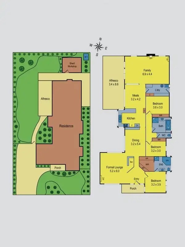 Floorplan of Homely house listing, 10 Ventura Court, Taylors Lakes VIC 3038