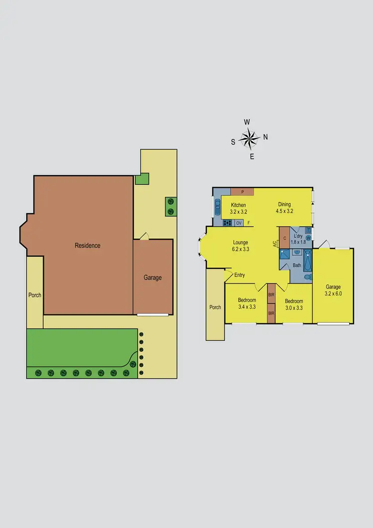 Floorplan of Homely unit listing, 1/143 Bradshaw Street, Essendon VIC 3040