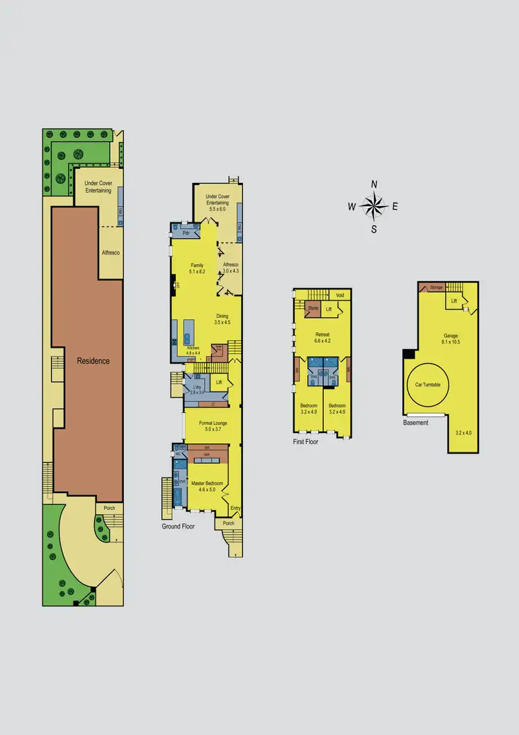 Floorplan of Homely house listing, 208 Woodland Street, Strathmore VIC 3041