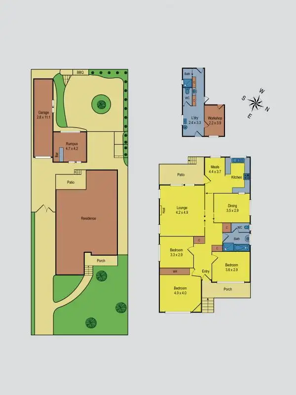Floorplan of Homely house listing, 51 Clydebank Road, Essendon West VIC 3040