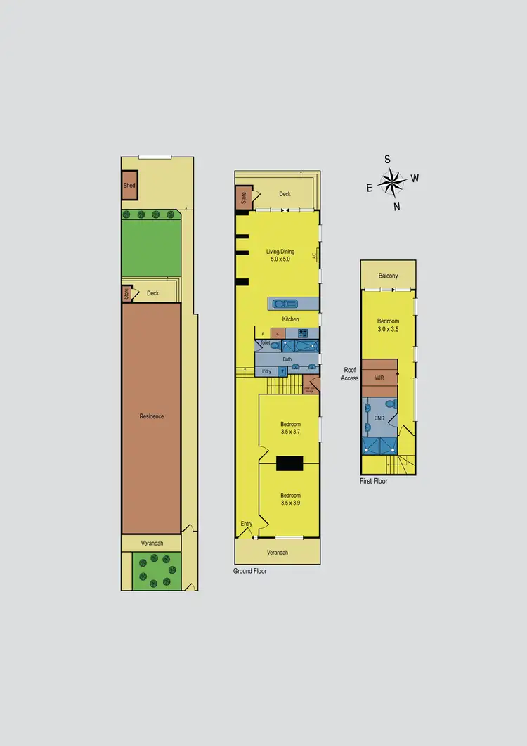 Floorplan of Homely house listing, 6 Lethbridge Street, Moonee Ponds VIC 3039