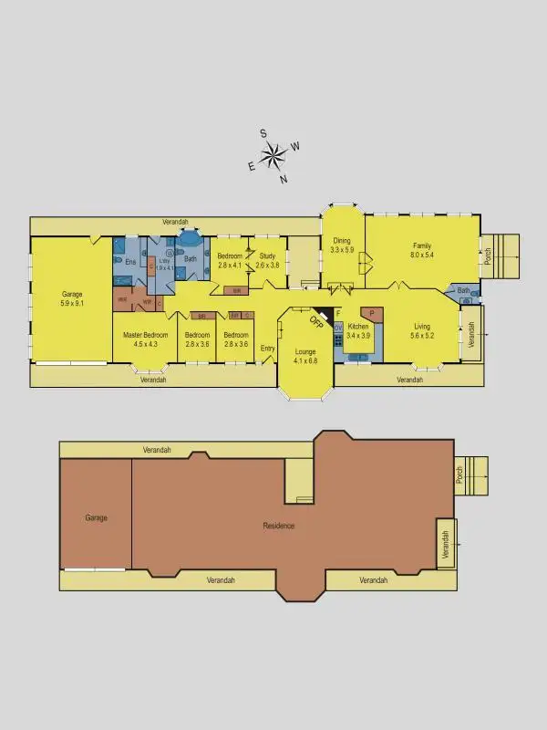 Floorplan of Homely house listing, 35 Ochiltree Court, Romsey VIC 3434