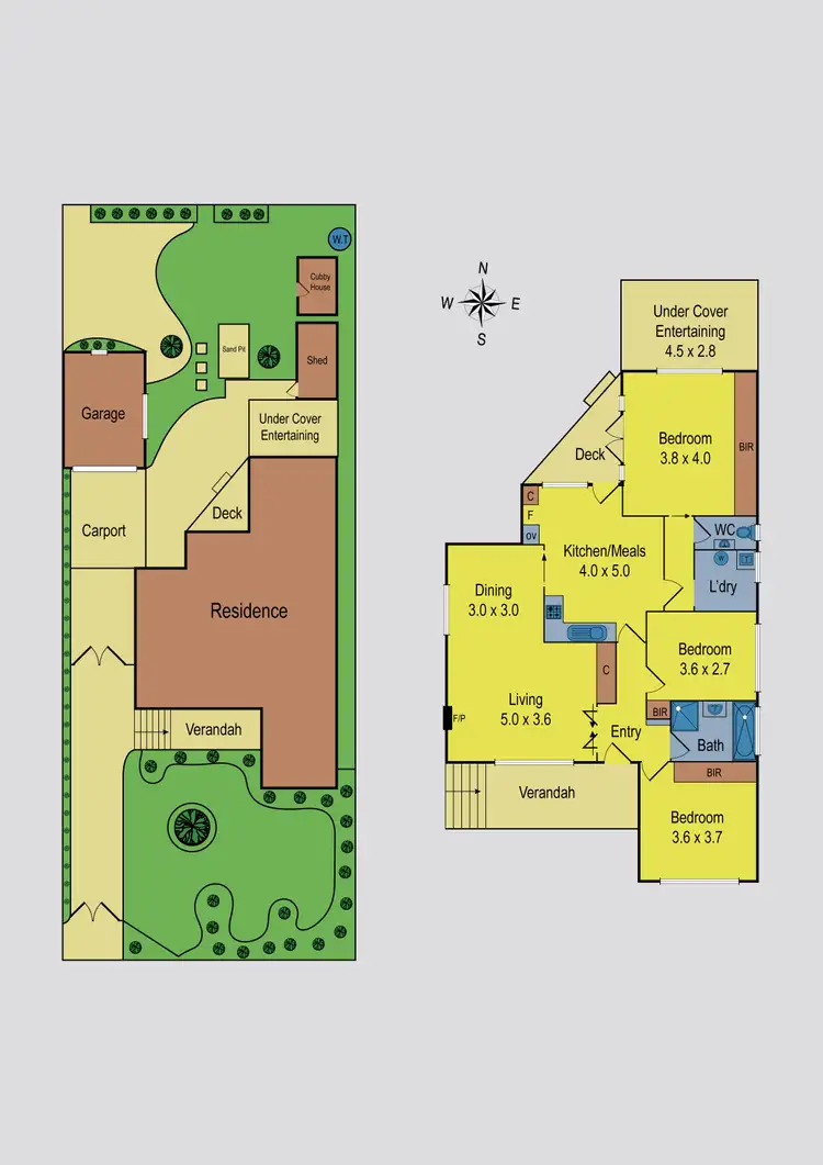Floorplan of Homely house listing, 104 Vincent Street, Oak Park VIC 3046