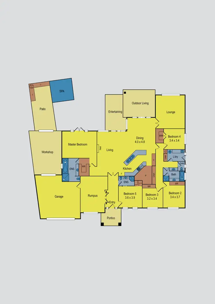 Floorplan of Homely house listing, 24 Twin Creek Court, Sunbury VIC 3429