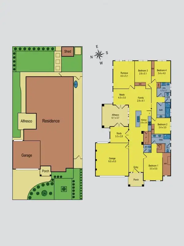 Floorplan of Homely house listing, 30 Ashbury Grove, Hillside VIC 3037