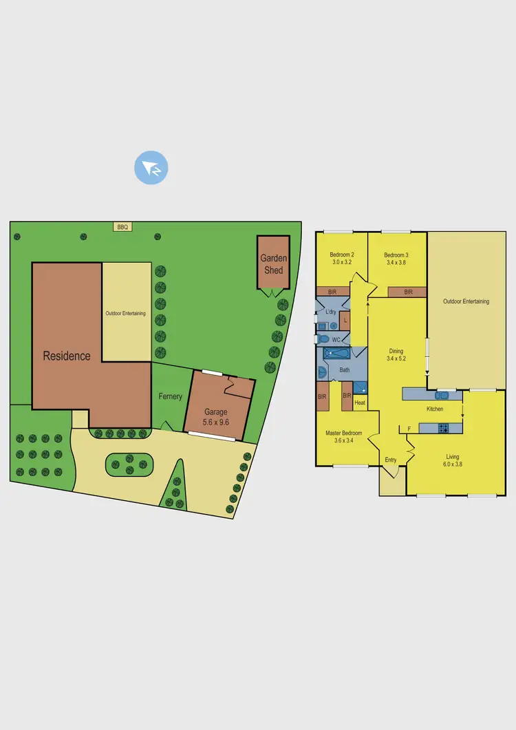 Floorplan of Homely house listing, 10 Varna Place, Keilor Downs VIC 3038