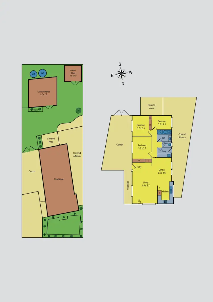 Floorplan of Homely house listing, 75 Charter Road West, Sunbury VIC 3429