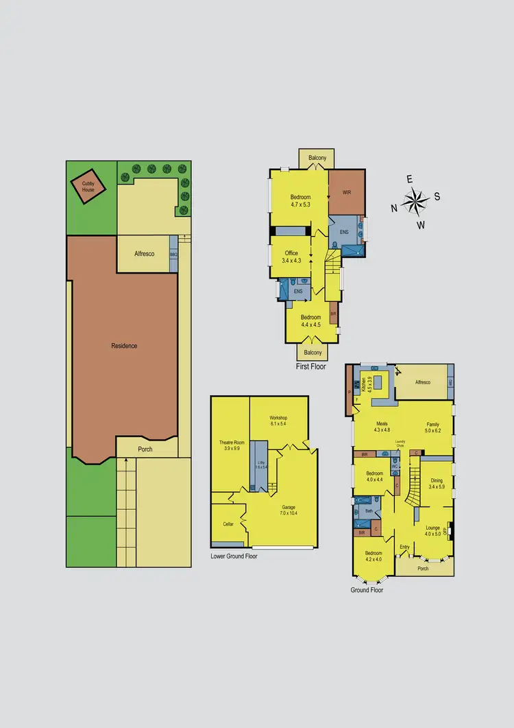 Floorplan of Homely house listing, 22A Darling Street, Moonee Ponds VIC 3039