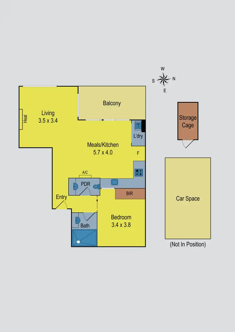 Floorplan of Homely unit listing, 16/122 Maribyrnong Road, Moonee Ponds VIC 3039