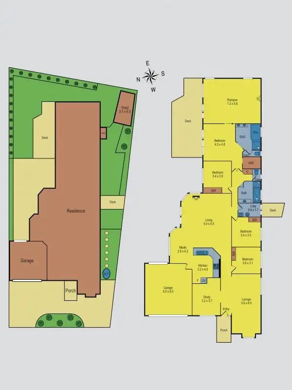 Floorplan of Homely house listing, 28 Royal Crescent, Hillside VIC 3037