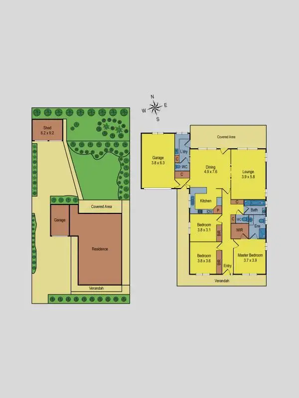 Floorplan of Homely house listing, 25 Clowes Street, Tylden VIC 3444