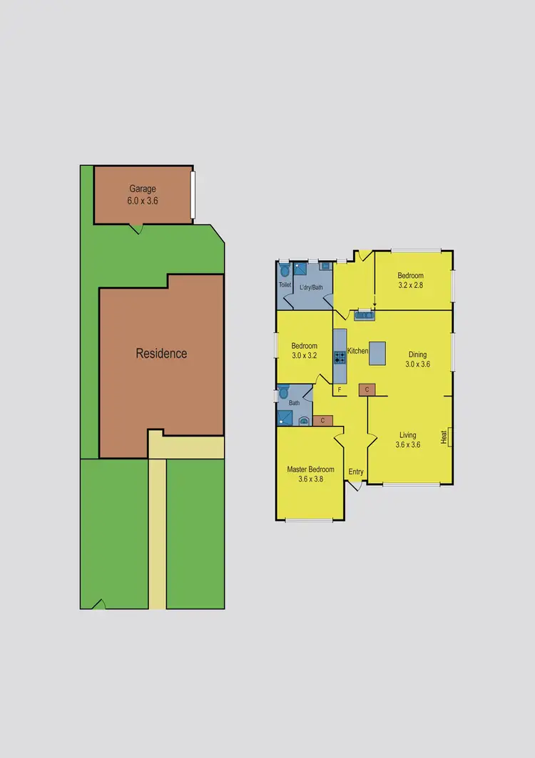 Floorplan of Homely house listing, 1 Link Parade, Fawkner VIC 3060