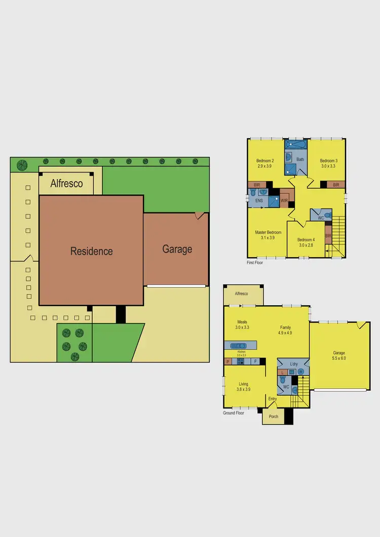 Floorplan of Homely house listing, 46 Rosenthal Boulevard, Sunbury VIC 3429