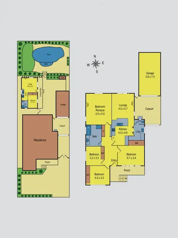 Floorplan of Homely house listing, 40 Winifred Street, Oak Park VIC 3046