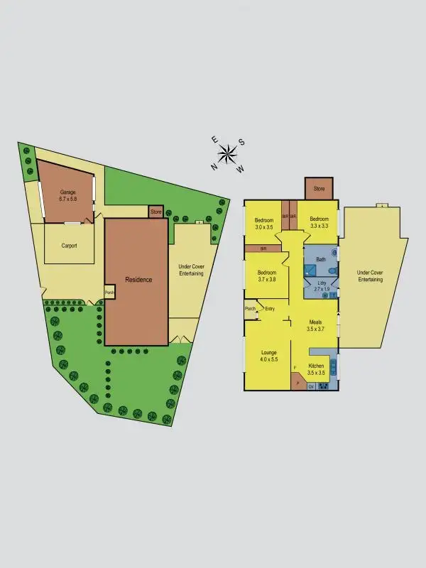 Floorplan of Homely house listing, 1 License Road, Diggers Rest VIC 3427