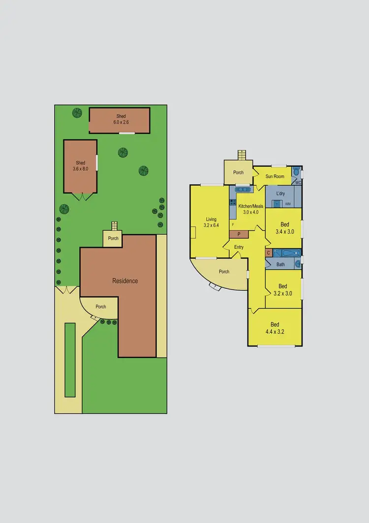 Floorplan of Homely house listing, 76 Ogilvie Street, Essendon VIC 3040