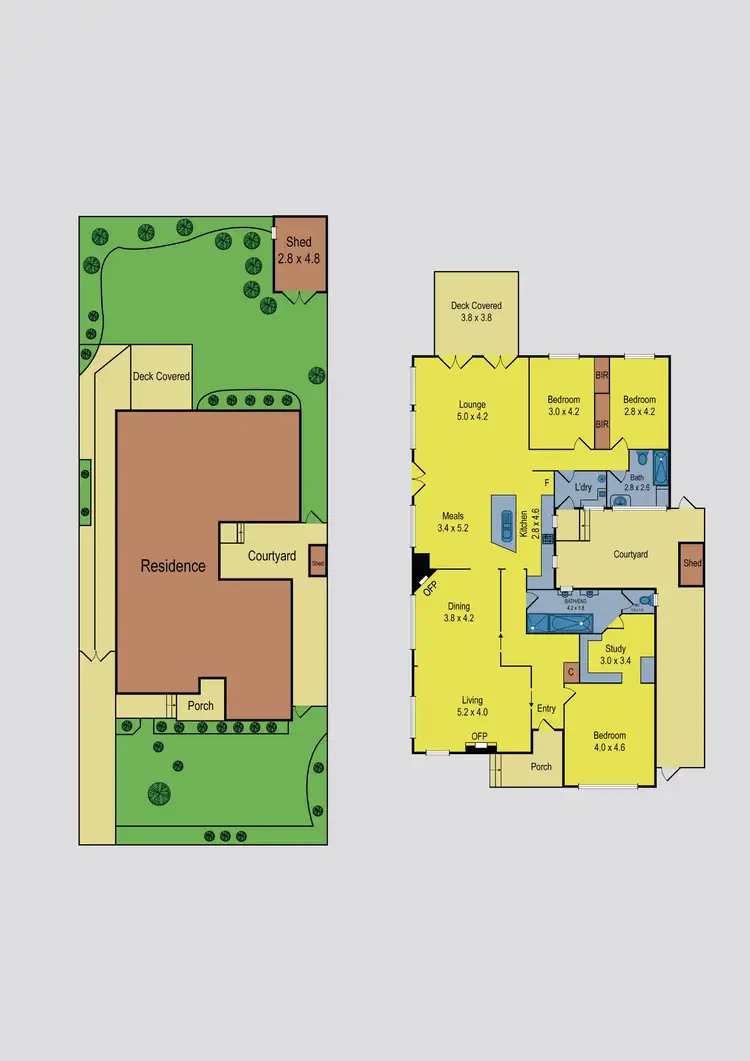 Floorplan of Homely house listing, 18 Wood Street, Strathmore VIC 3041