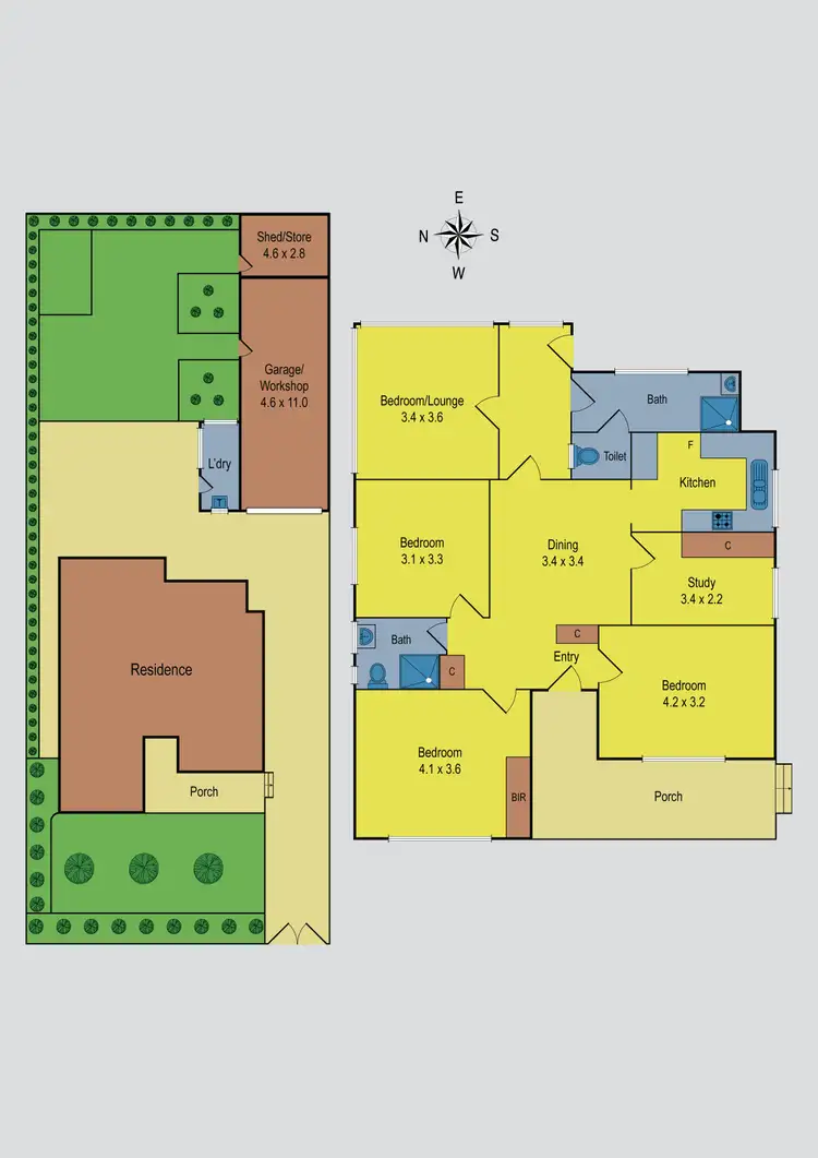 Floorplan of Homely house listing, 18 Pitt Street, Fawkner VIC 3060