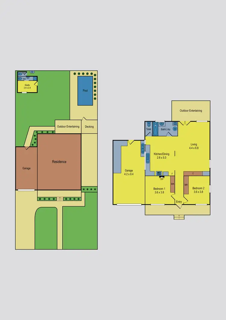 Floorplan of Homely house listing, 1 Leopold Street, Maribyrnong VIC 3032