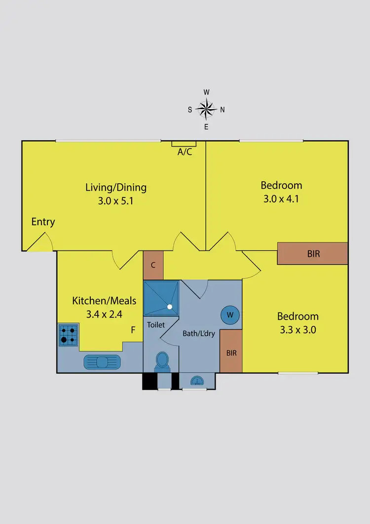 Floorplan of Homely apartment listing, 9/15 Royal Avenue, Essendon North VIC 3041