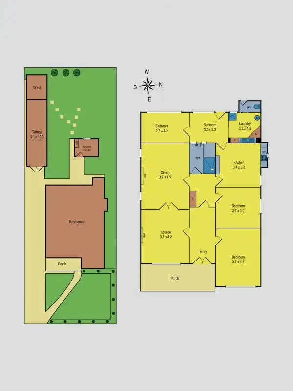 Floorplan of Homely house listing, 61 Springhall Parade, Pascoe Vale South VIC 3044