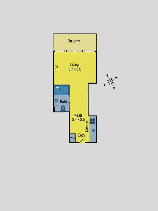 Floorplan of Homely apartment listing, 11/110 Maribyrnong Road, Moonee Ponds VIC 3039