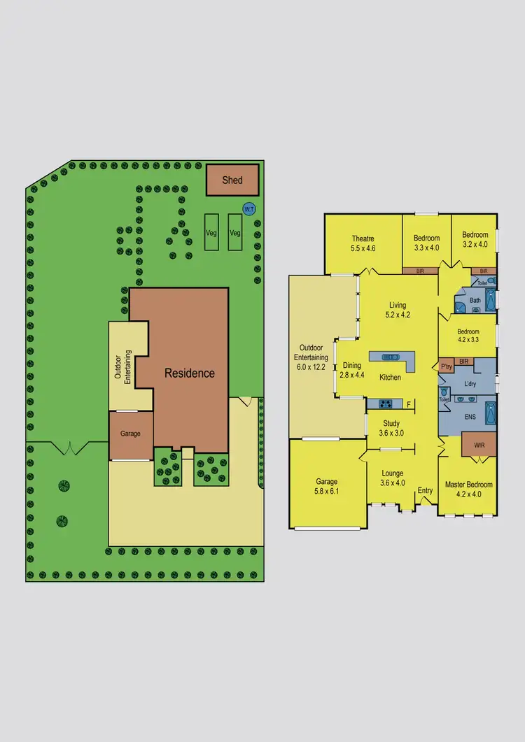 Floorplan of Homely house listing, 18 Nullarbor Place, Caroline Springs VIC 3023