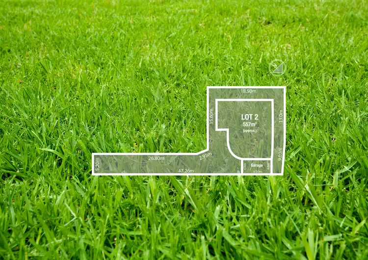 Floorplan of Homely land listing, 46B Kilmore Road, Gisborne VIC 3437