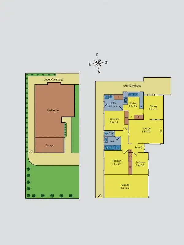 Floorplan of Homely unit listing, 1/102 Station Road, Gisborne VIC 3437