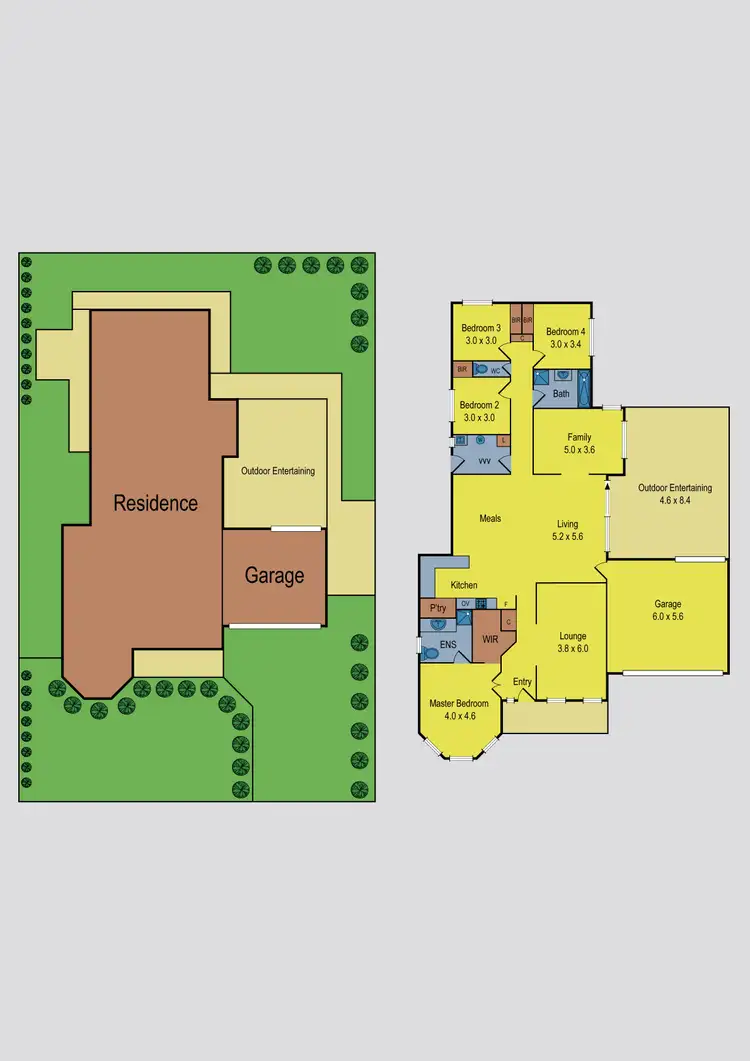 Floorplan of Homely house listing, 5 Strutt Place, Caroline Springs VIC 3023