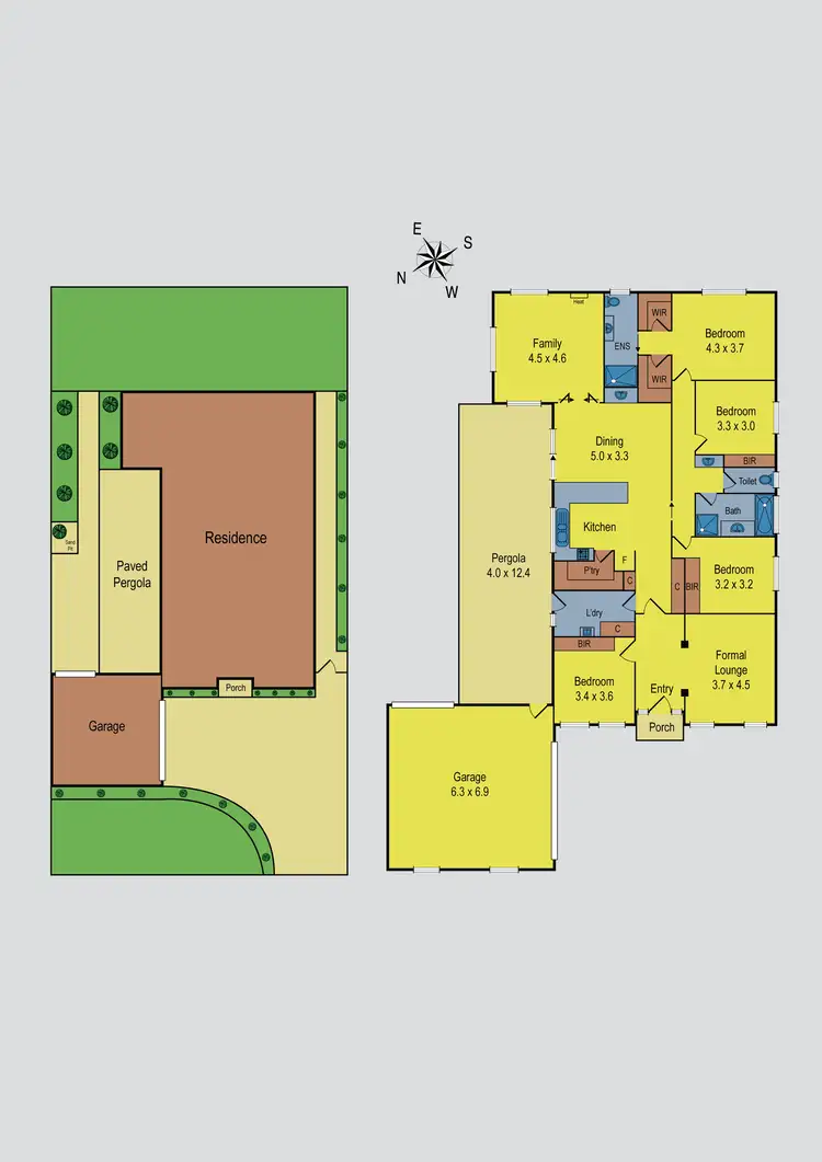 Floorplan of Homely house listing, 54 Jamieson Terrace, Taylors Hill VIC 3037