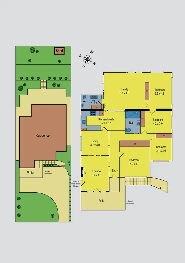 Floorplan of Homely house listing, 603 Pascoe Vale Road, Oak Park VIC 3046