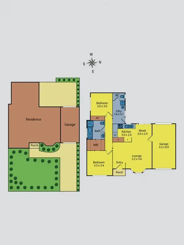 Floorplan of Homely unit listing, 1/11 Dagonet Street, Strathmore VIC 3041