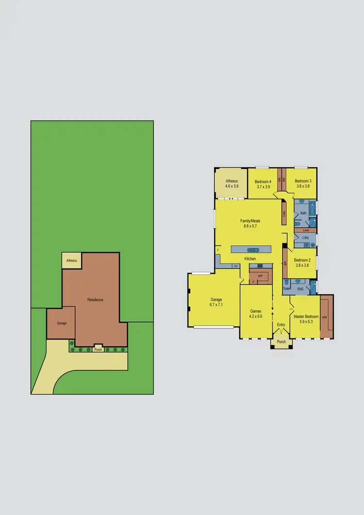Floorplan of Homely house listing, 27 Francis Crescent, Gisborne VIC 3437
