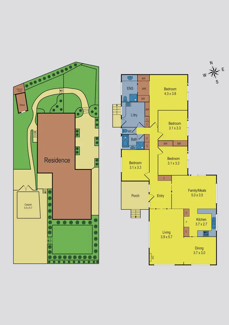 Floorplan of Homely house listing, 272 Carrick Drive, Gladstone Park VIC 3043