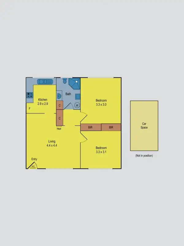 Floorplan of Homely unit listing, 6/84B Maribyrnong Road, Moonee Ponds VIC 3039