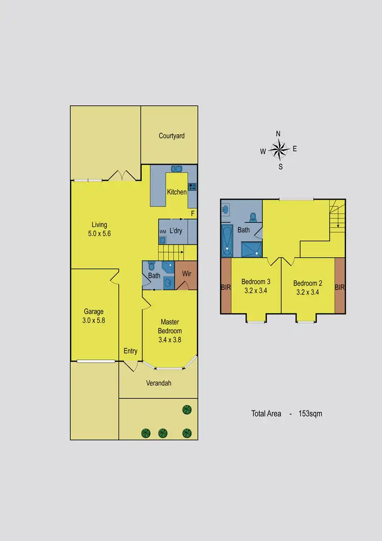 Floorplan of Homely townhouse listing, 5/100 Taylors Road, Keilor Downs VIC 3038