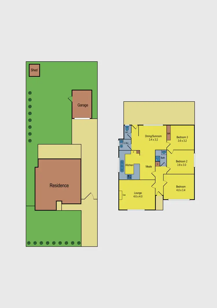 Floorplan of Homely house listing, 71 Farview Street, Glenroy VIC 3046