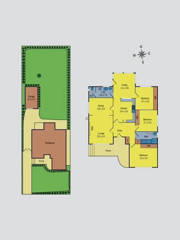 Floorplan of Homely house listing, 14 Vaynor Street, Niddrie VIC 3042